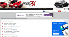Desktop Screenshot of mazda3forums.com