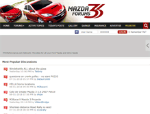 Tablet Screenshot of mazda3forums.com